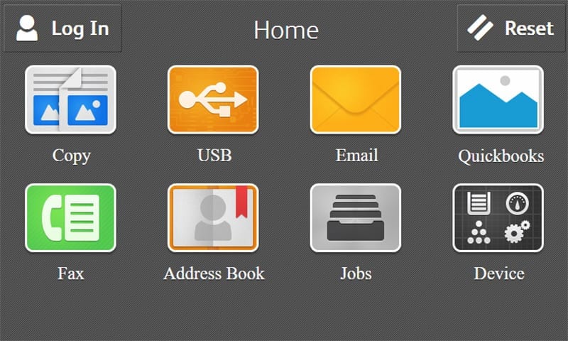 Screenshot Startseite Quickbooks