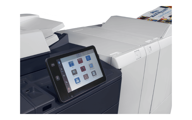 Zubeh&ouml;r auf der rechten Seite des Xerox&reg; PrimeLink&reg; C9200 Serie Druckers